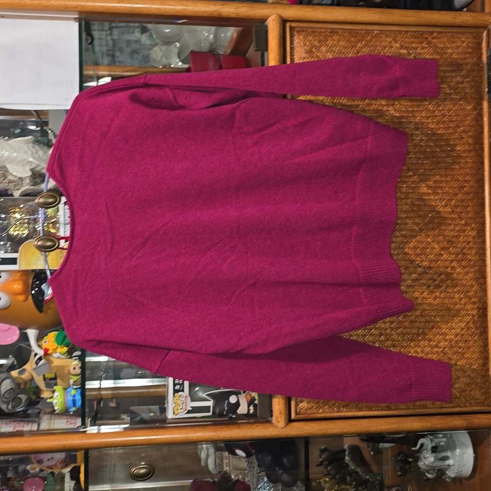 Sezane Pull Curtis Raspberry Colour - image 5